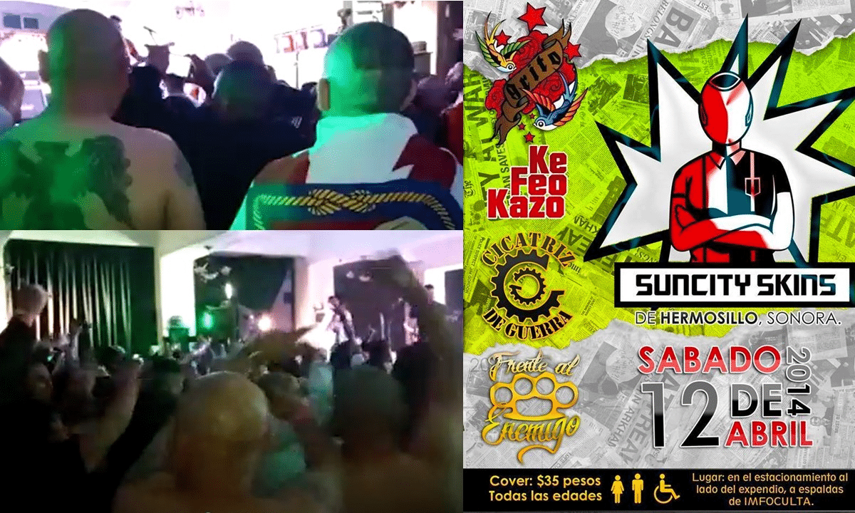 neonazis skinheads cabezas rapadas ultraderecha fascistas CDMX nazi